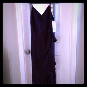 Bill Levkoff long Jersey Gown (Plum) - Size 10 NWT